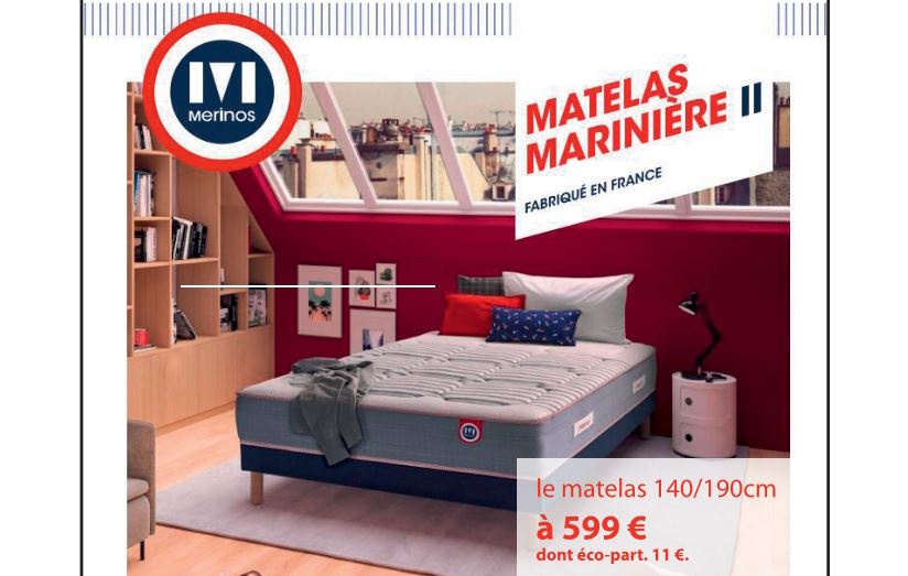 matelas merinos - 140 / 190 cm