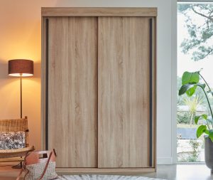 armoire 2 portes bois