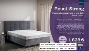 sommier + matelas Bultex hybride