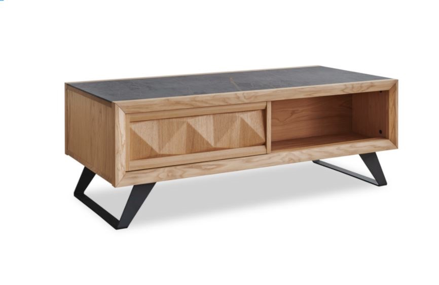 table basse pointe de diamant