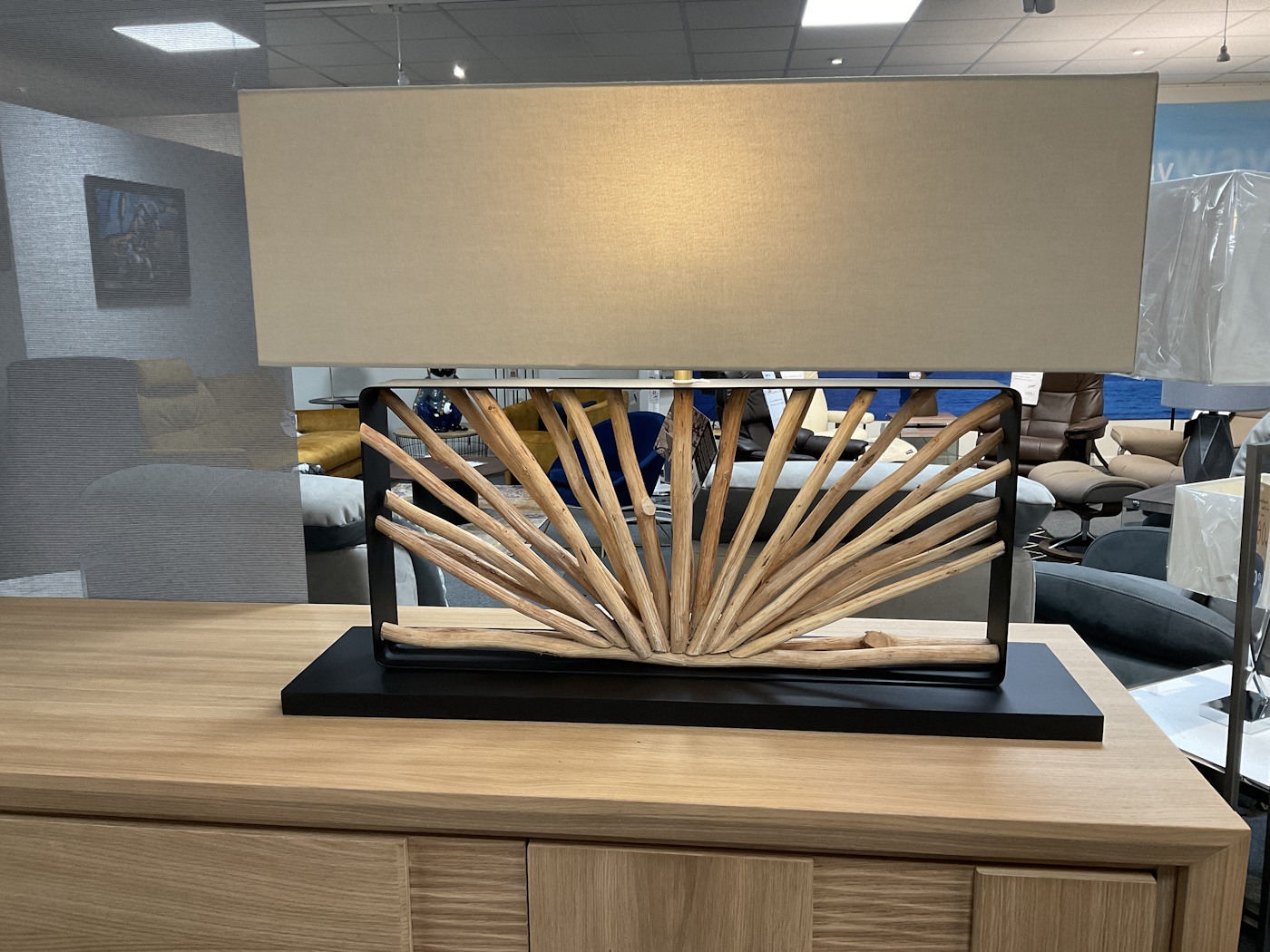 luminaire bois flotte