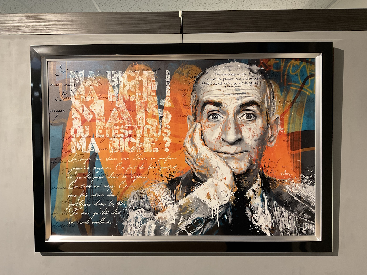 tableau louis de funes