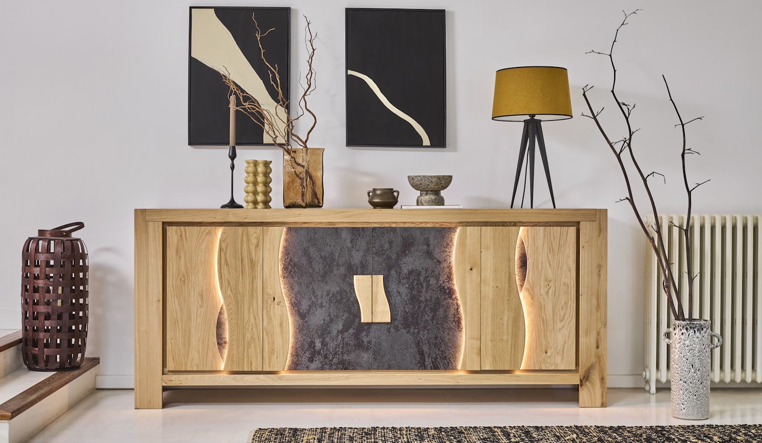 Enfilade contemporaine 4 portes