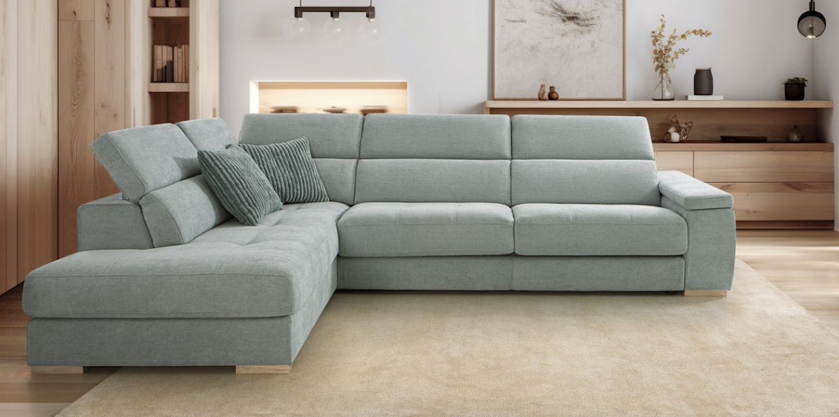 Canapé angle coulissant