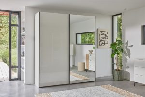 armoire portes coulissantes 200 2VL miroir