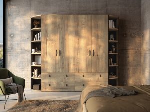 OPERA_ARMOIRE_BATTANTE_2_PORTES_AVEC_TIROIRS_ET_COLLONES_GALBEE_BD