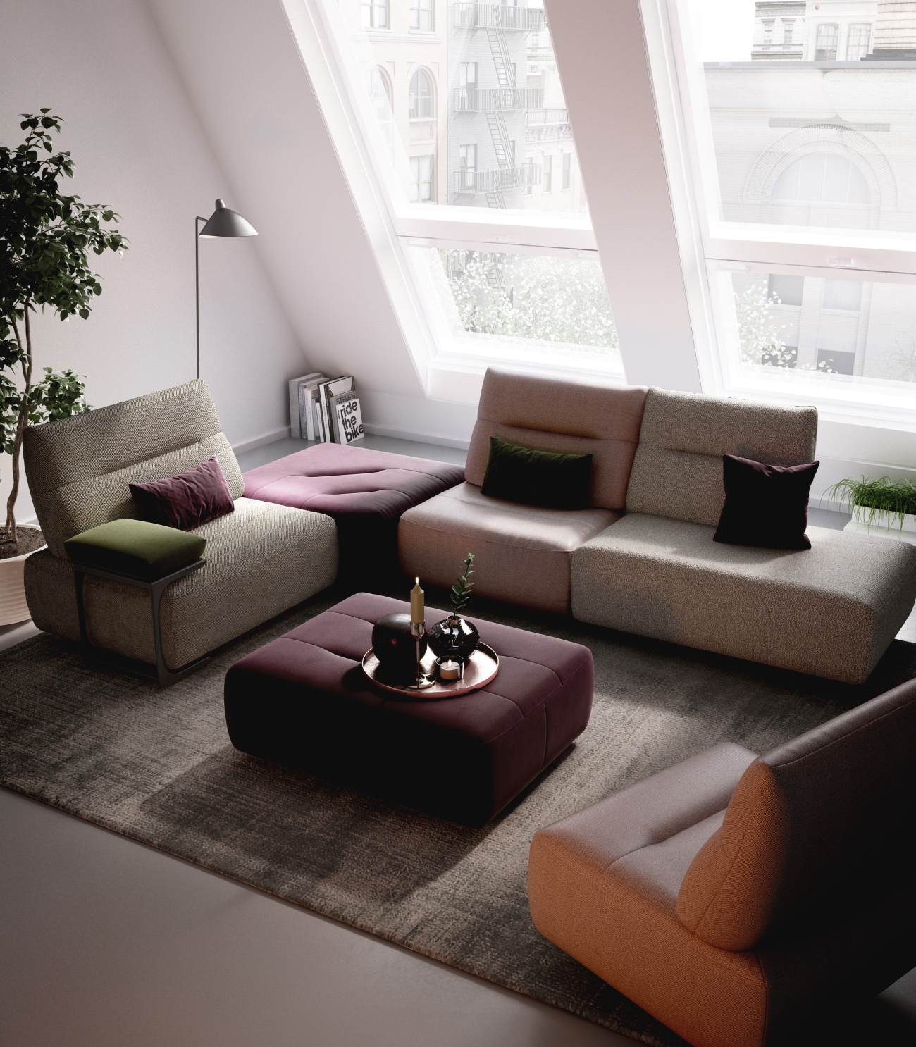 Vegas - Velluti - Aubergine