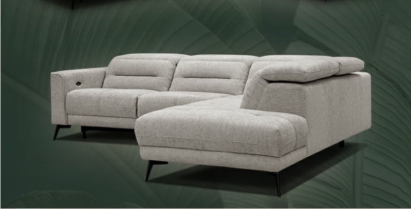 canapé d'angle blanc