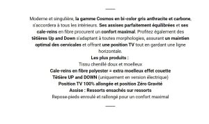 caracteristiques canape