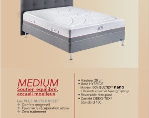 matelas Bultex confort équilibré