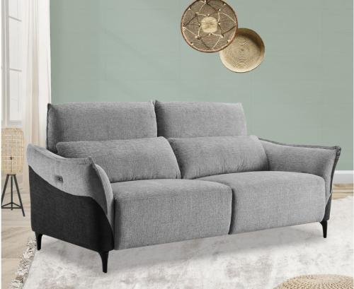 canape tissu bi-color cosmos