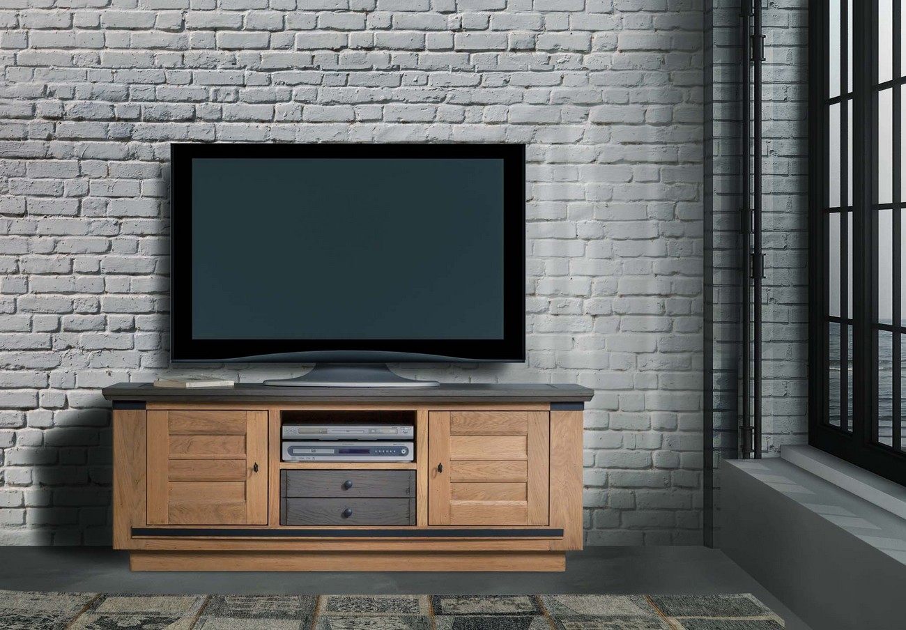 cinematic modern living room with huge windows and loft concept