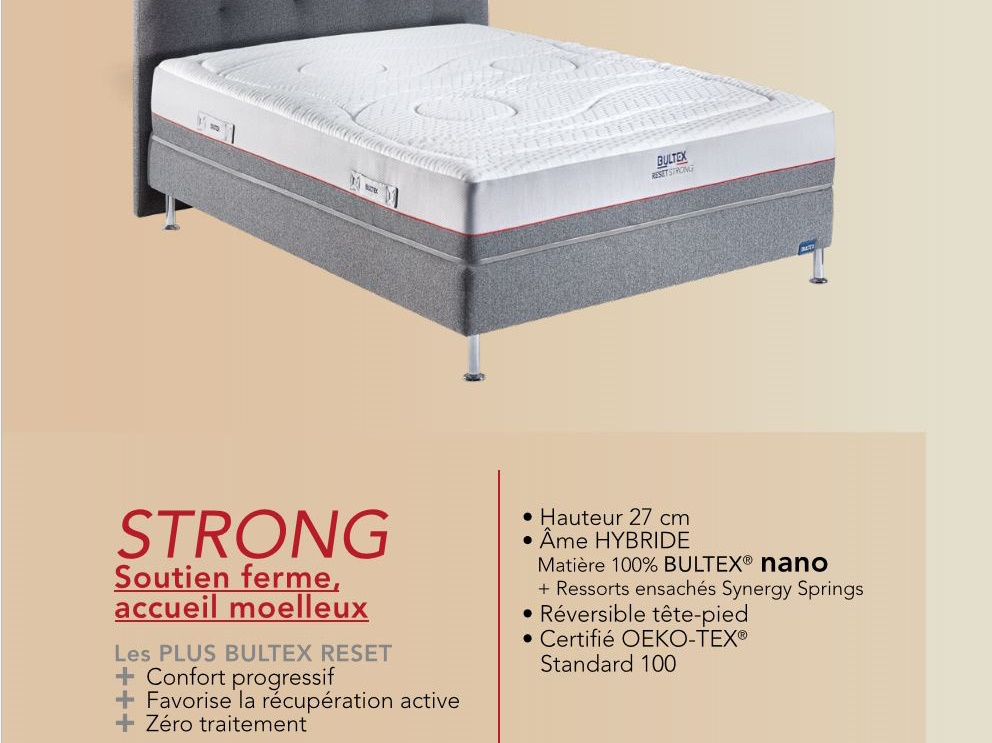 matelas Bultex confort ferme